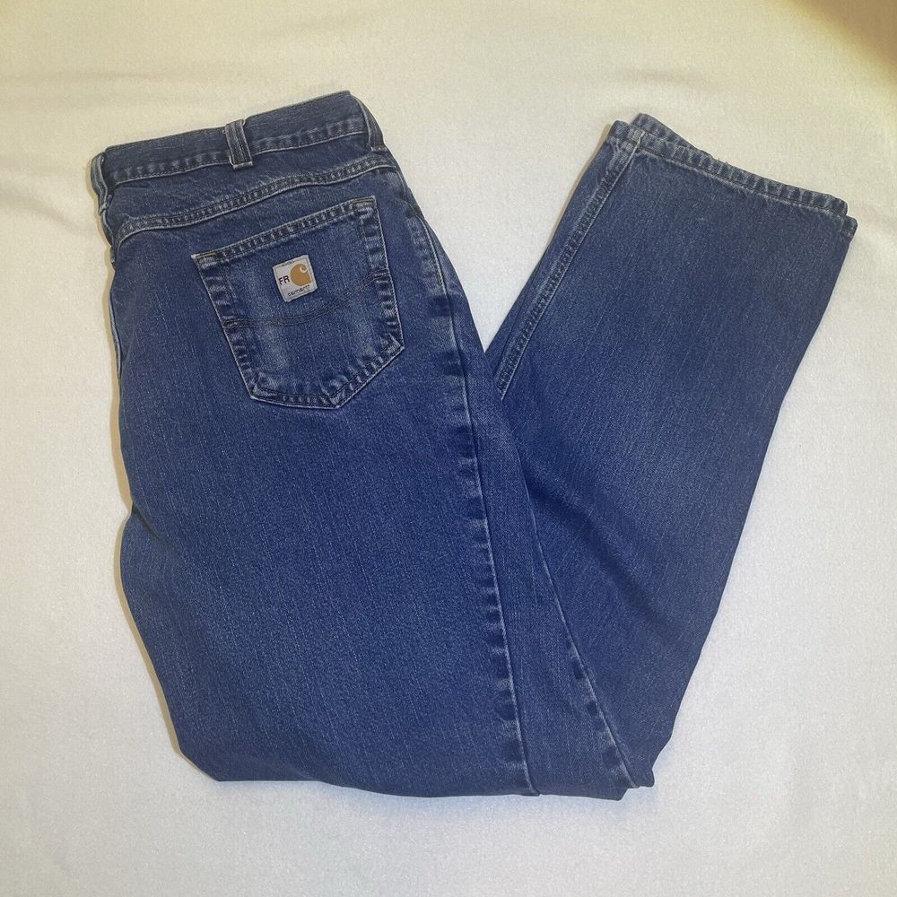 Carhartt‎ FR Fire Resistant Denim Jeans Pants Men's Size 40 Workwear